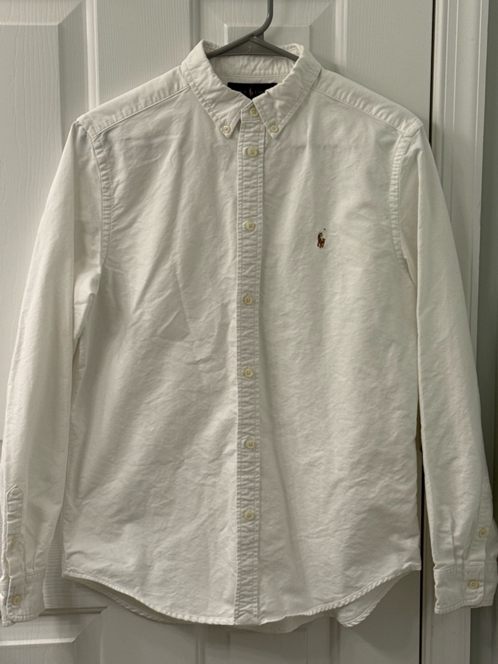 Ralph Lauren Polo classic white button down dress shirt 16/18